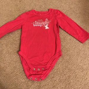 Baby Girl Easter Bunny Onesie